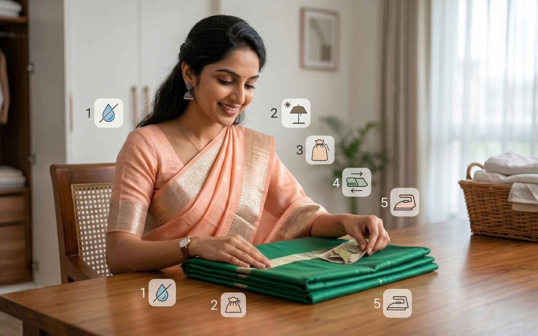 Want Your Favorite Soft Silk Sarees to Look Brand New Forever? Follow These 5 Tips!