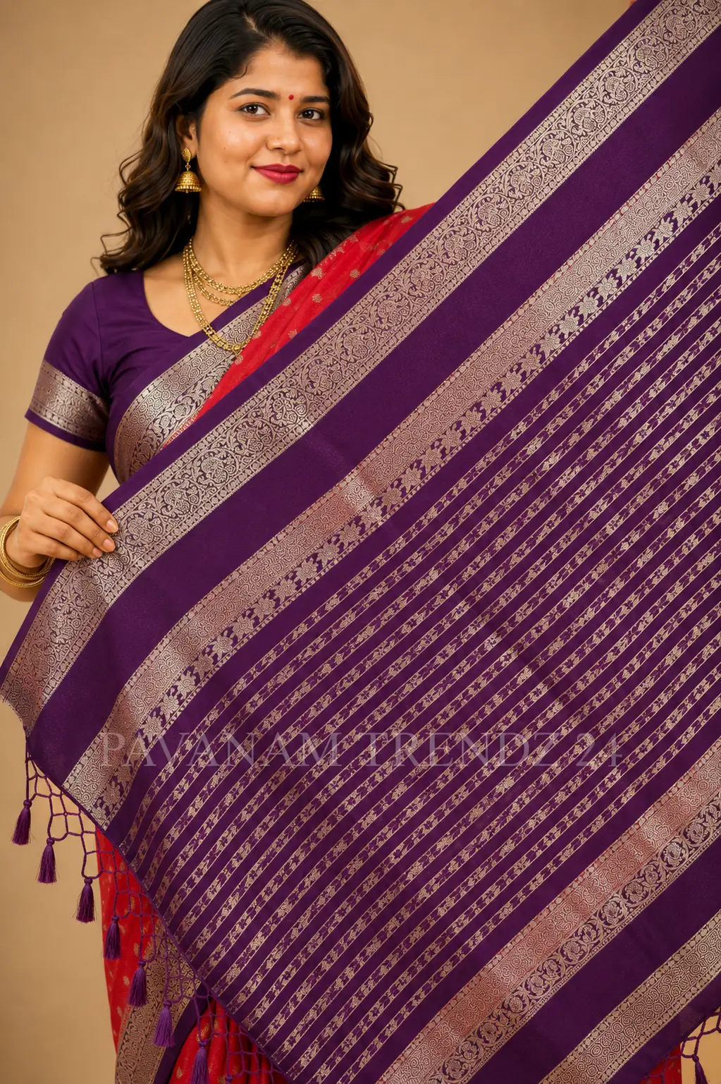 Chiffon Saree- N2-01 - Image 4