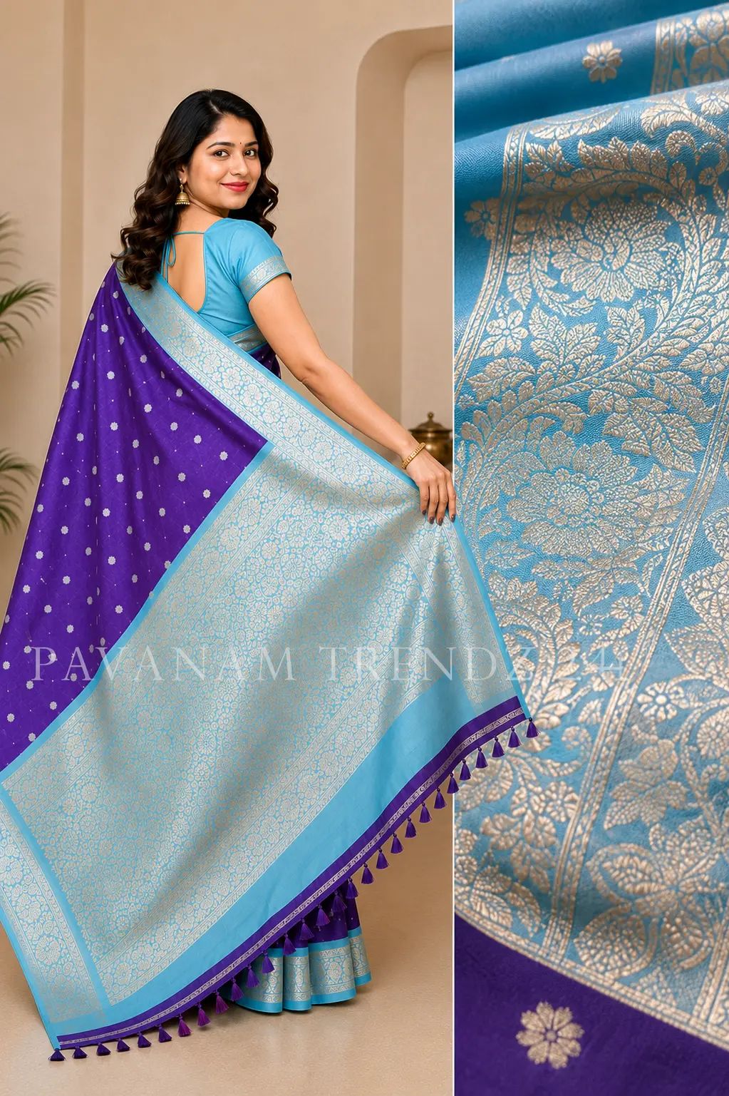 Chiffon Saree- N2-04 - Image 4