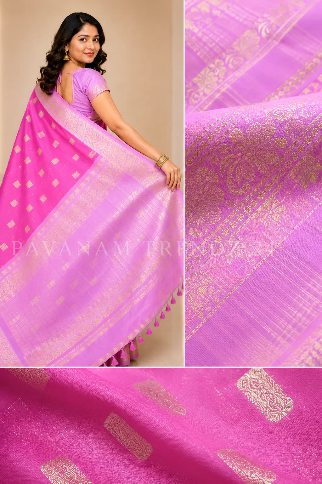 Chiffon Saree- N2-05 - Image 4