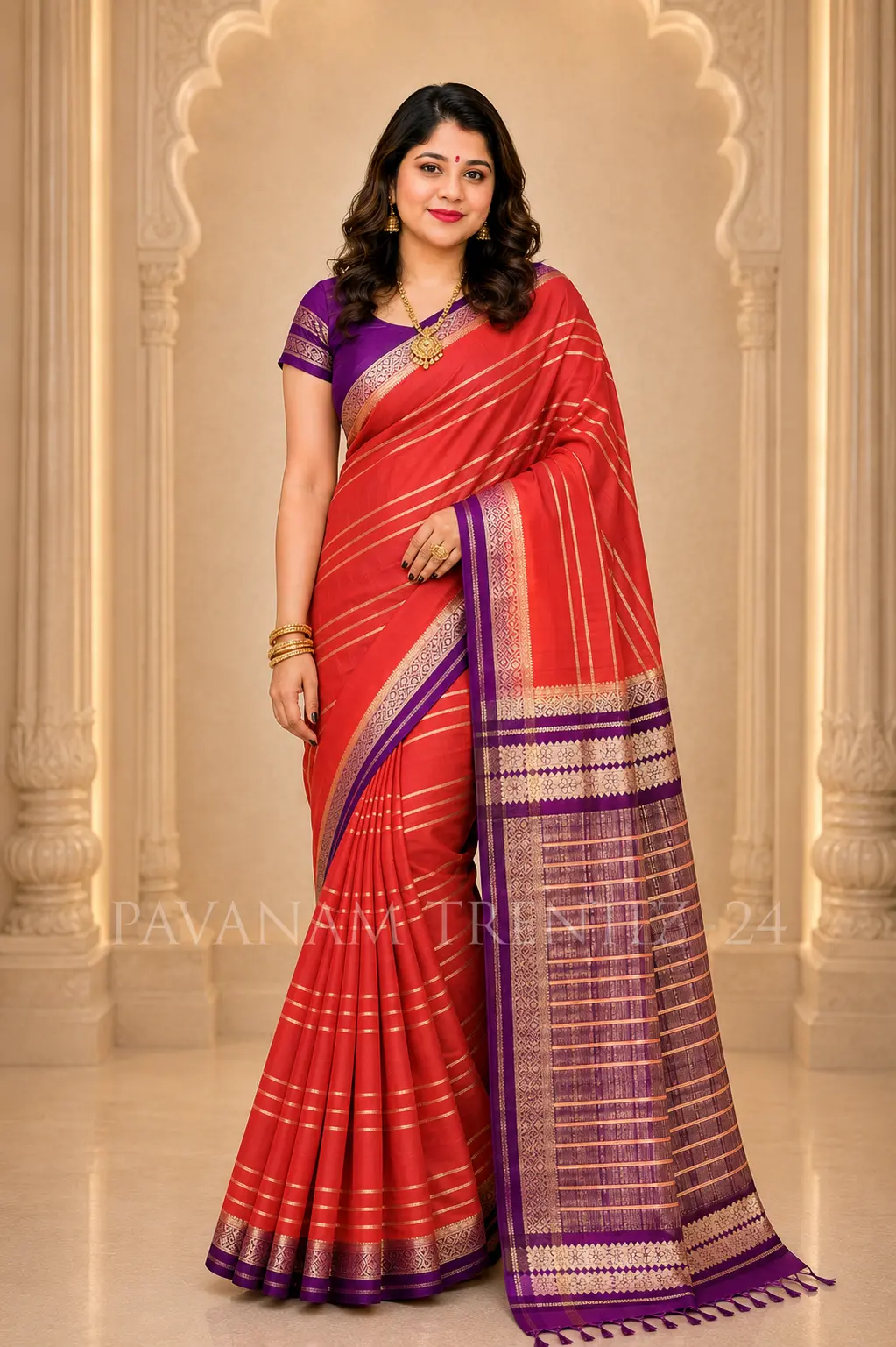 Soft Semi Silk Saree- N3-02 - Image 2