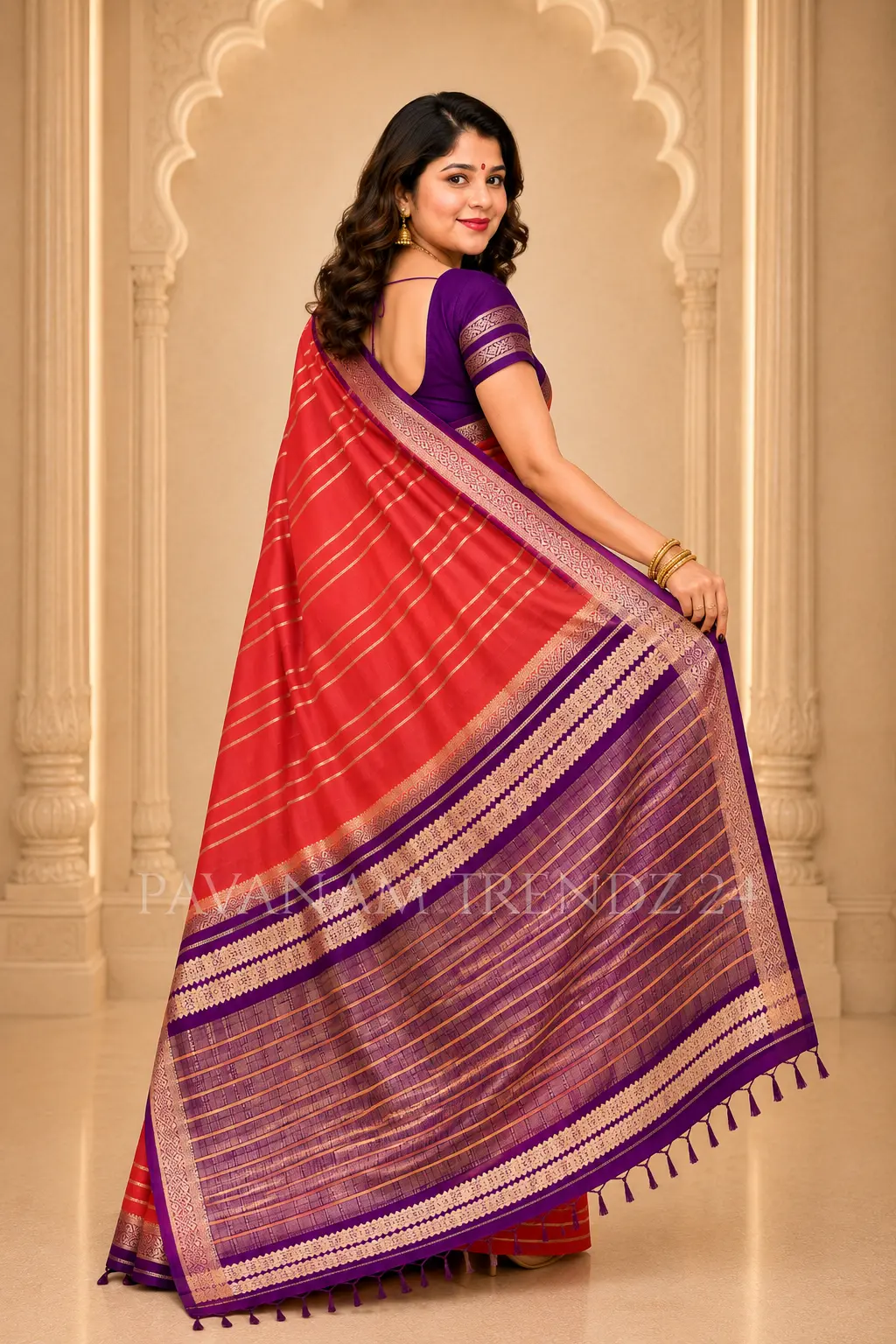 Soft Semi Silk Saree- N3-02 - Image 3