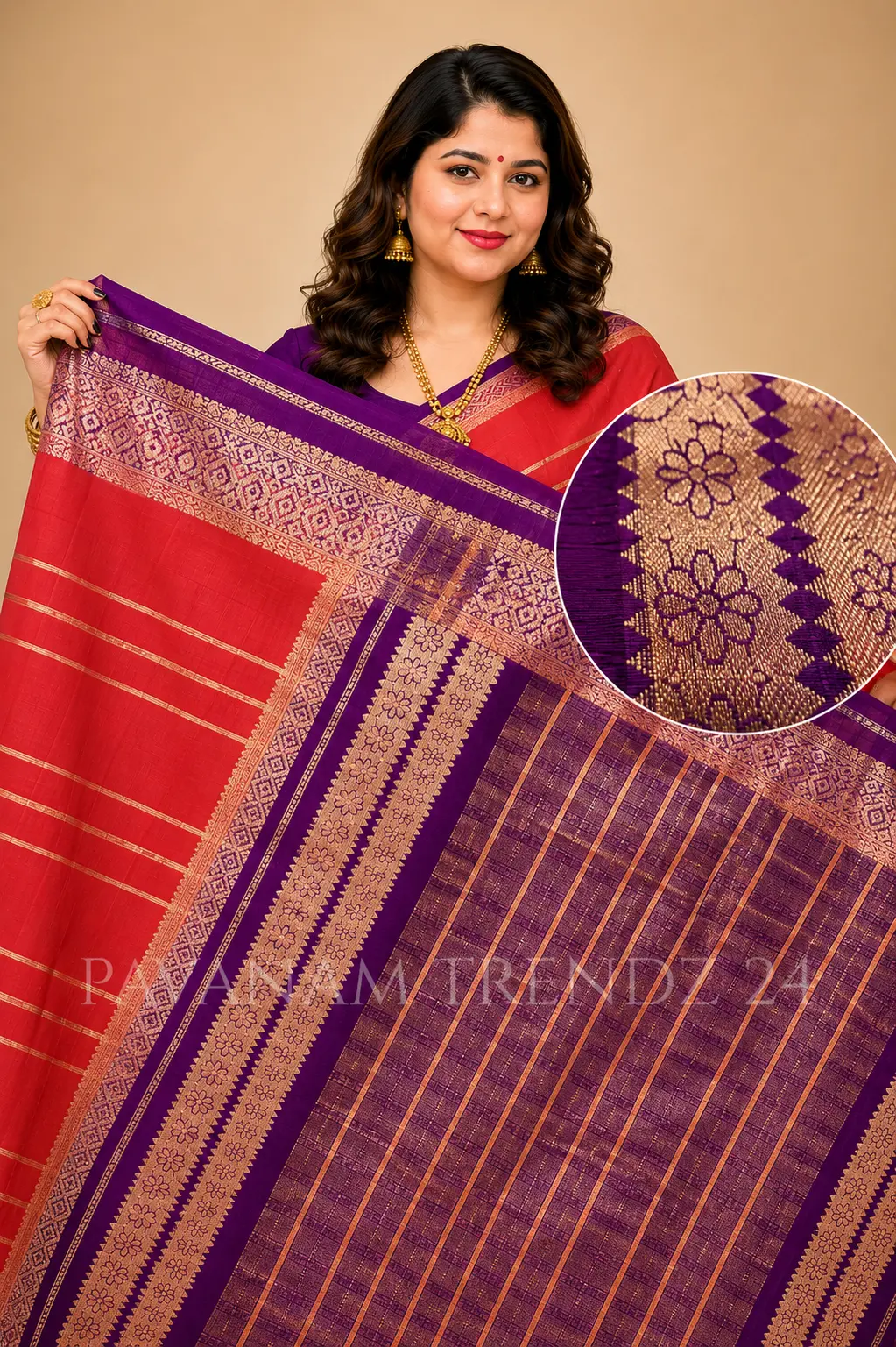 Soft Semi Silk Saree- N3-02 - Image 4