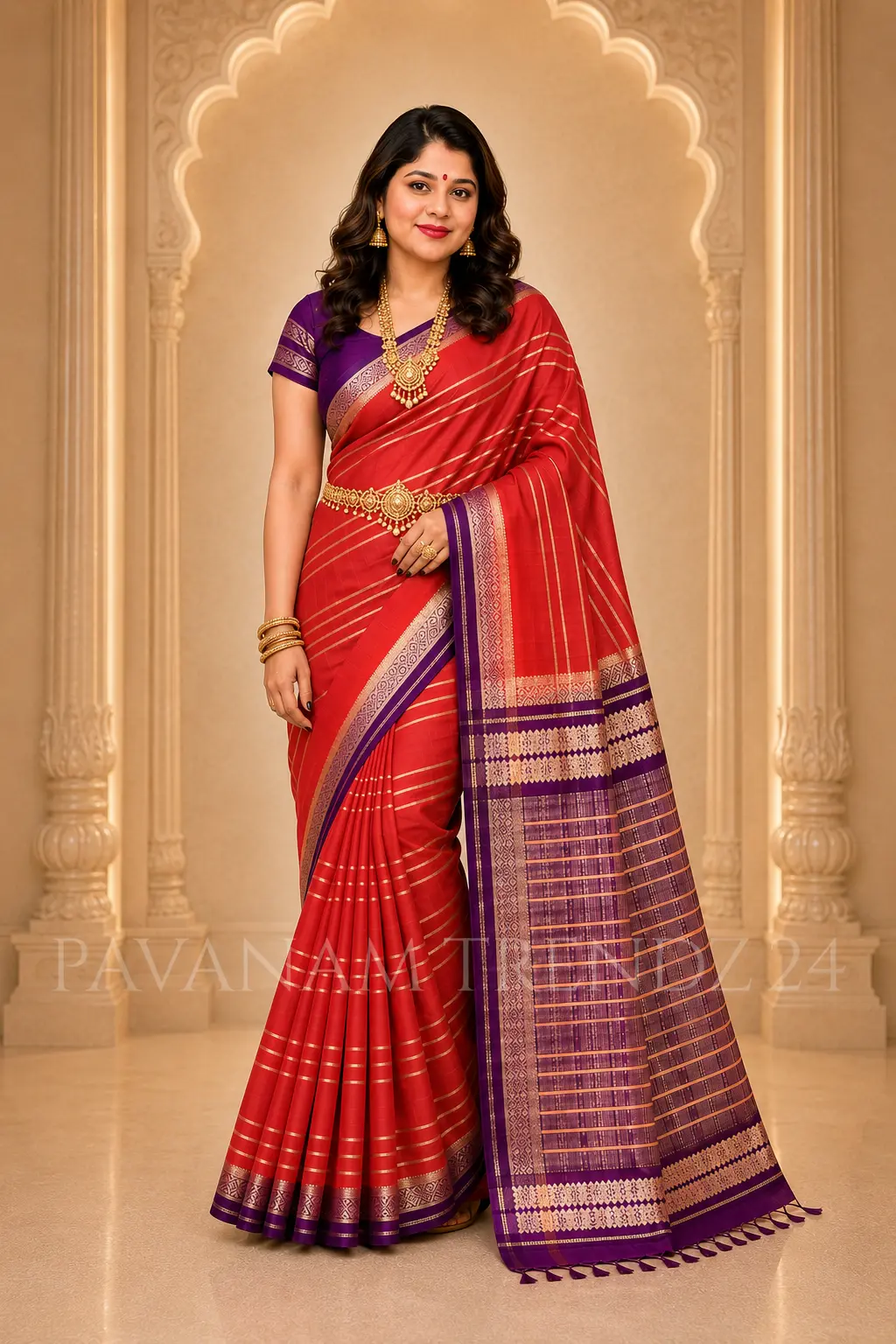 Soft Semi Silk Saree- N3-02 - Image 5