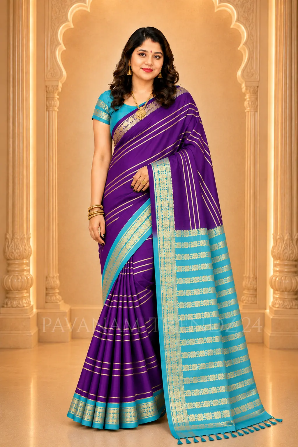 Soft Semi Silk Saree- N3-03 - Image 2