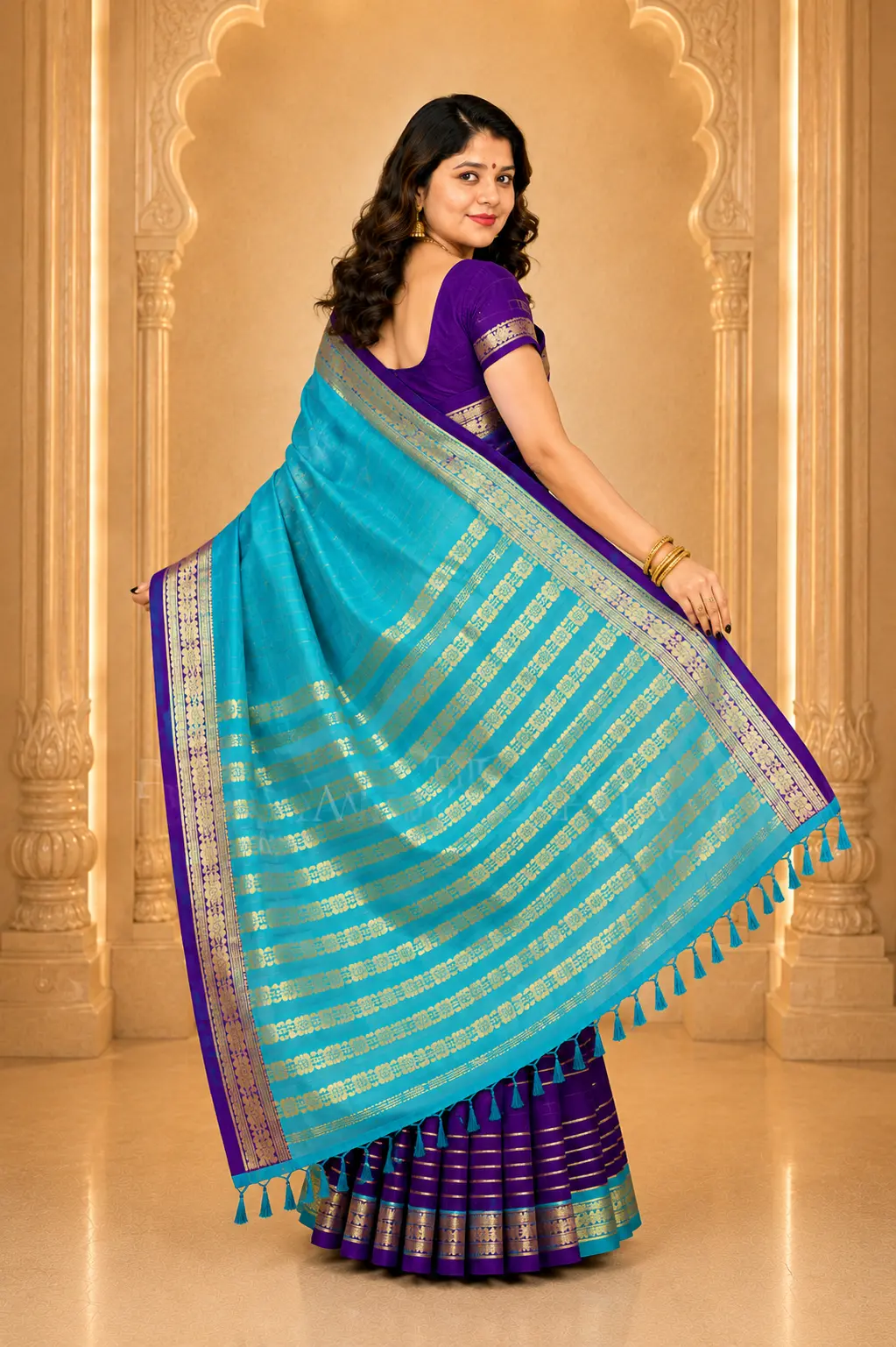 Soft Semi Silk Saree- N3-03 - Image 3