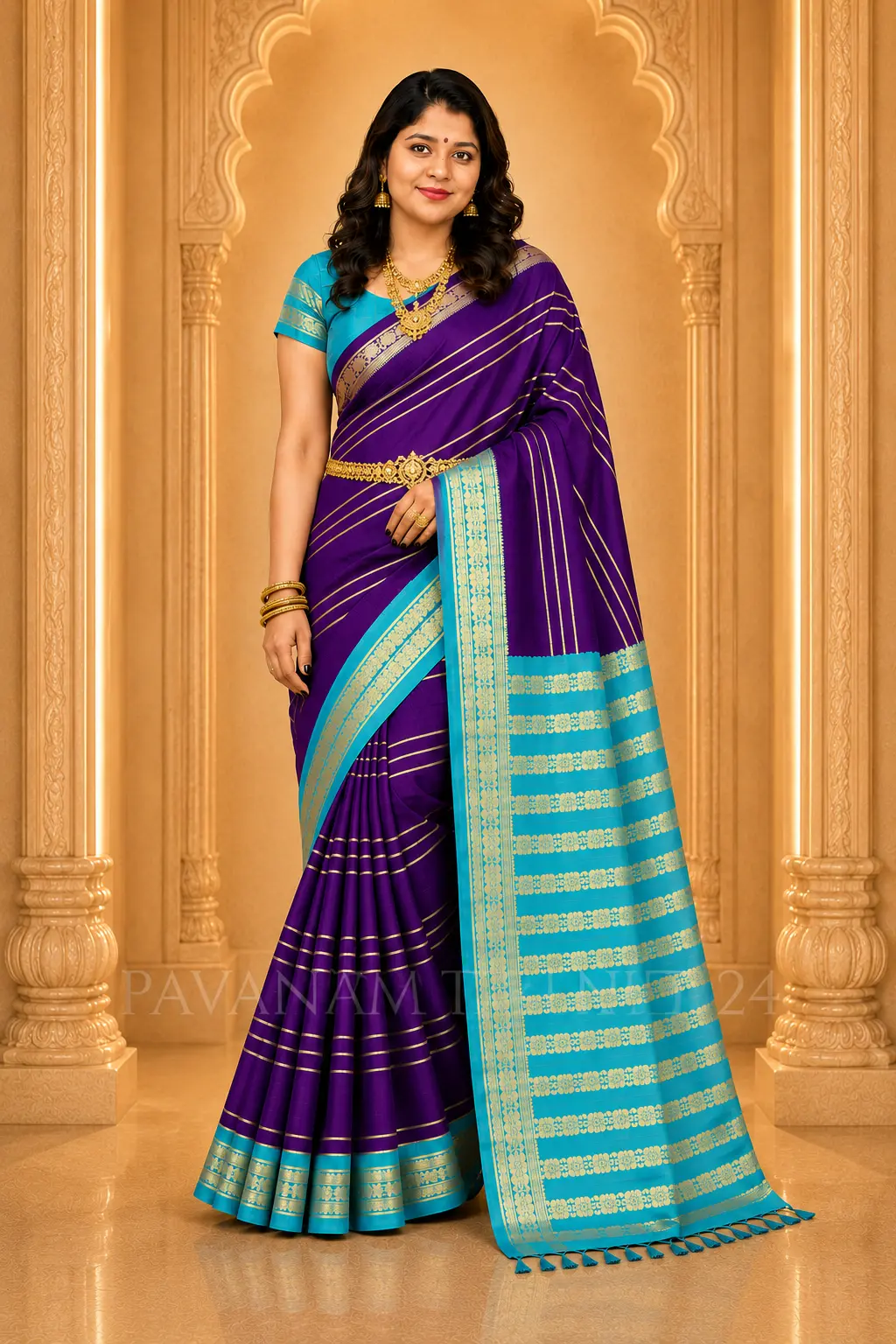 Soft Semi Silk Saree- N3-03 - Image 4