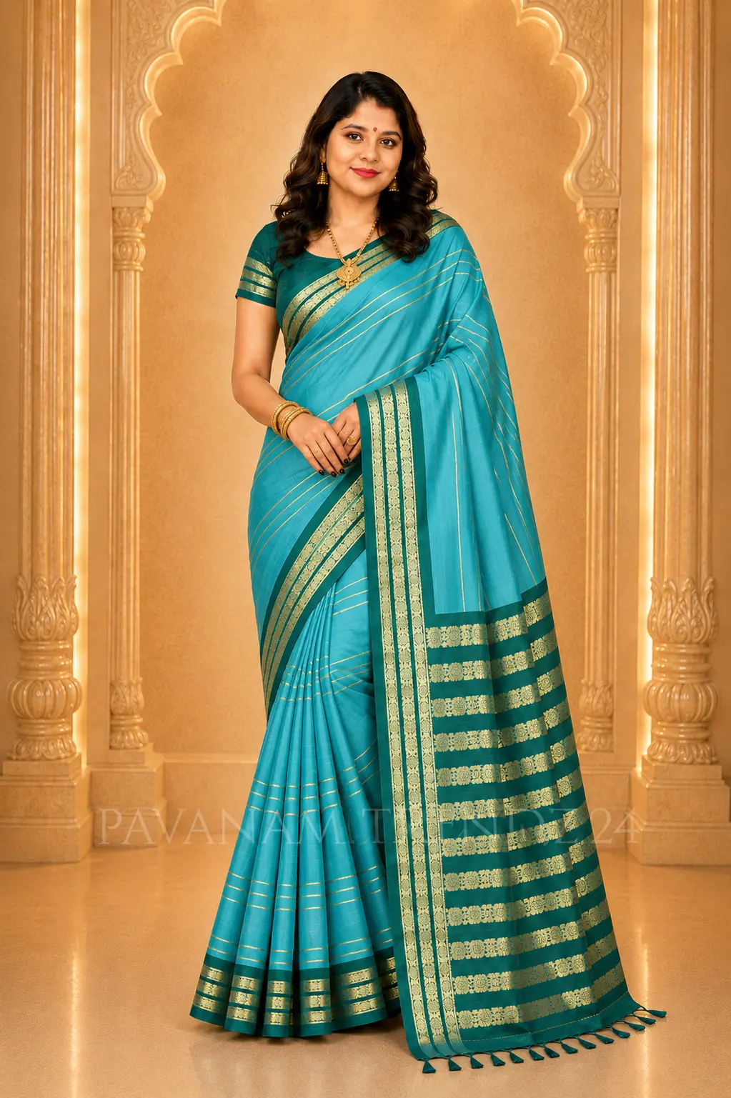 Soft Semi Silk Saree- N3-04 - Image 2
