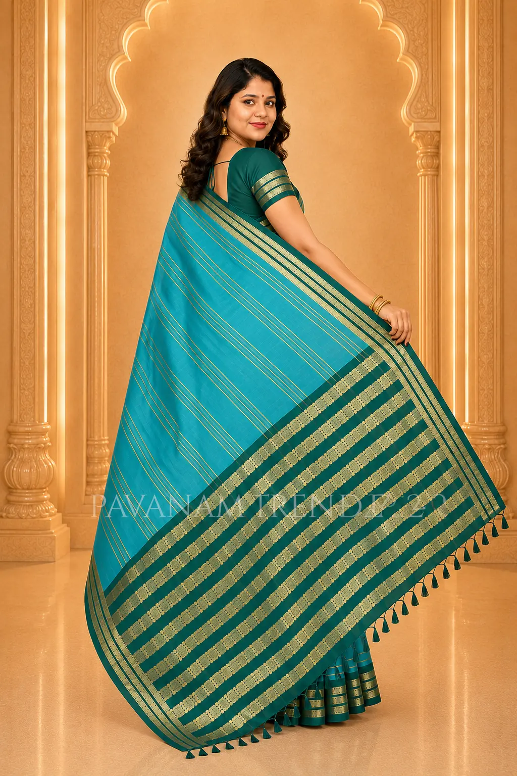 Soft Semi Silk Saree- N3-04 - Image 3