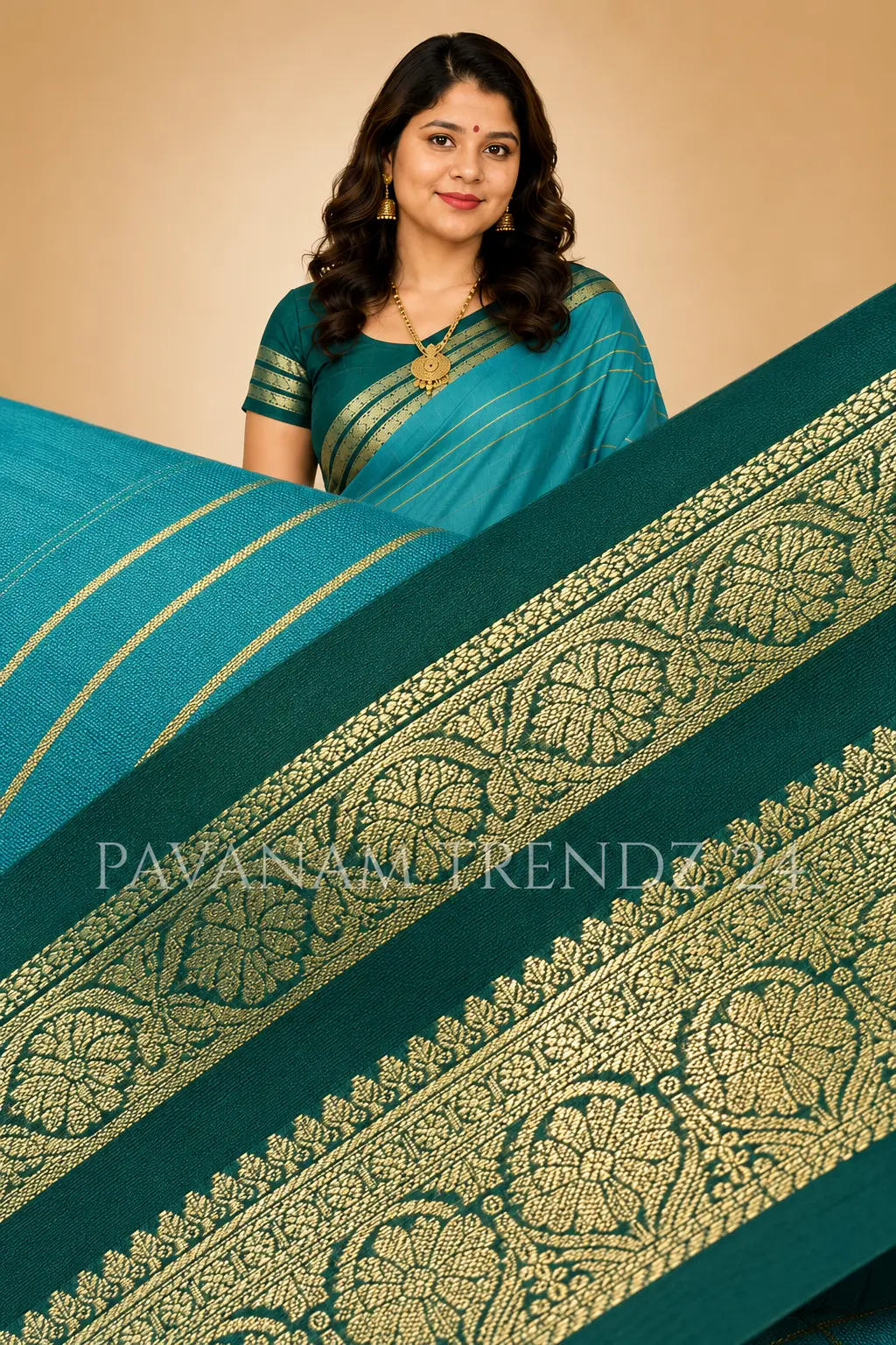 Soft Semi Silk Saree- N3-04 - Image 4