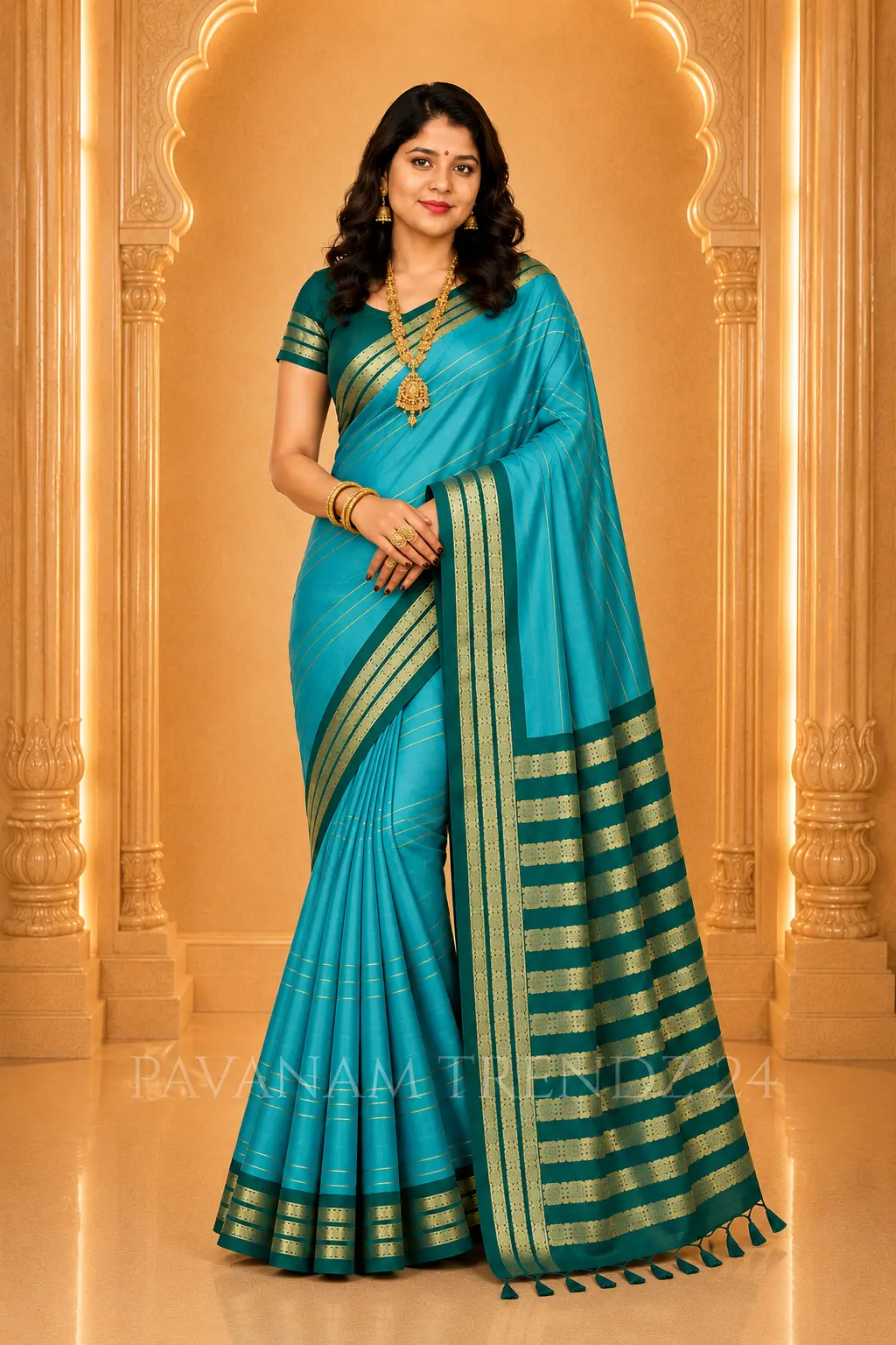 Soft Semi Silk Saree- N3-04 - Image 5