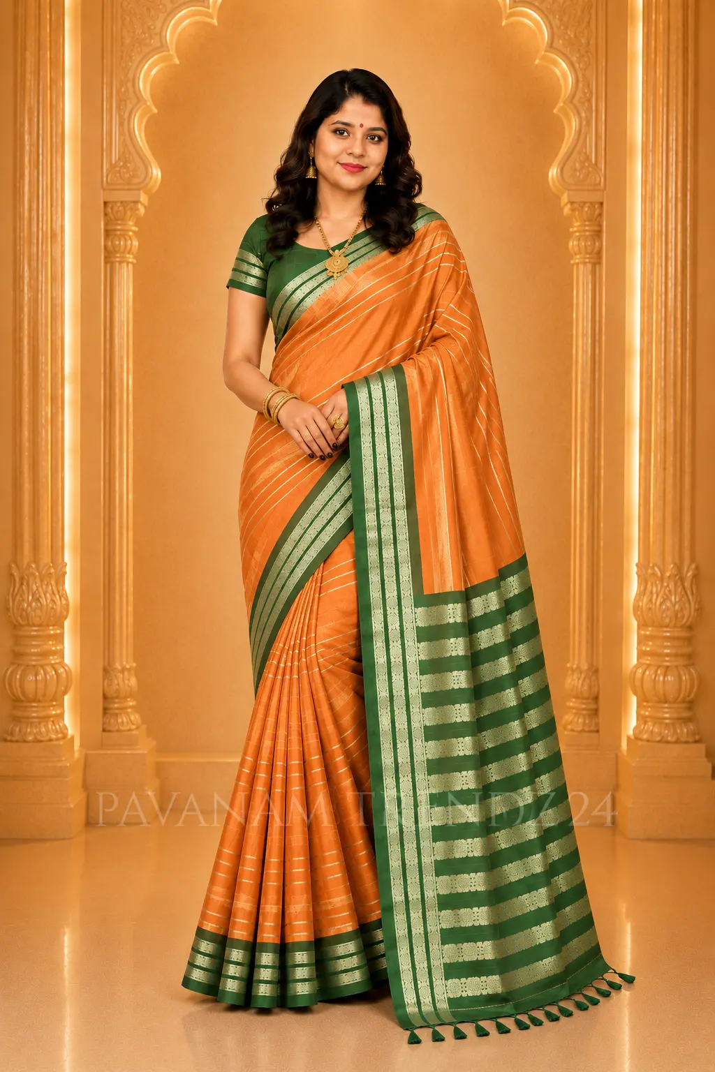 Soft Semi Silk Saree- N3-05 - Image 2