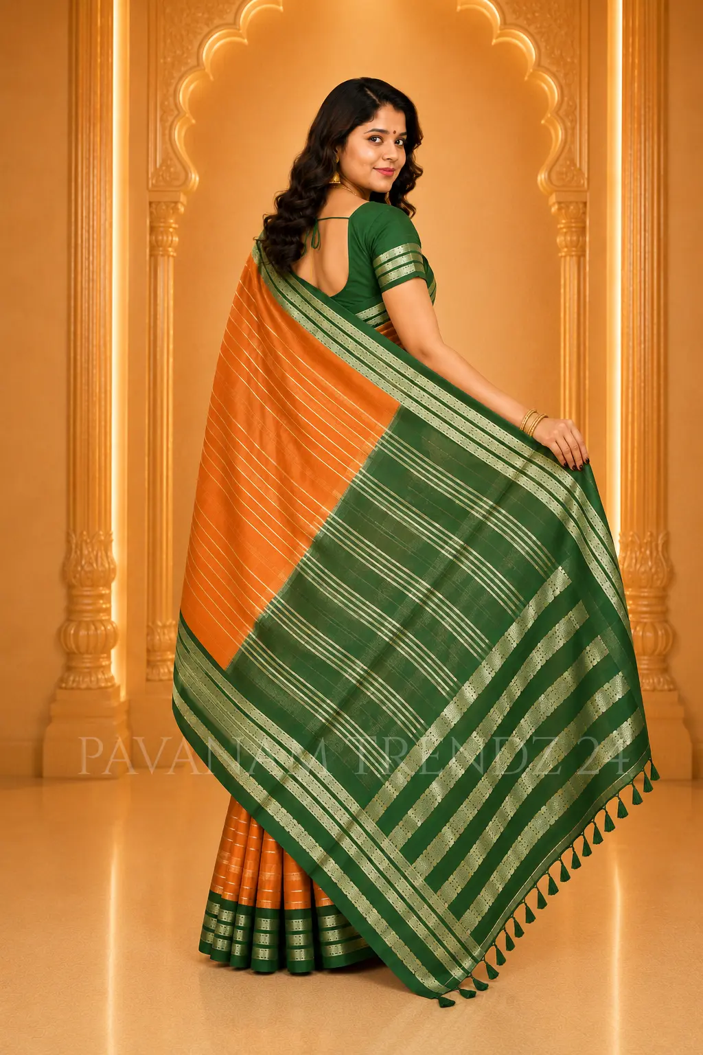 Soft Semi Silk Saree- N3-05 - Image 3