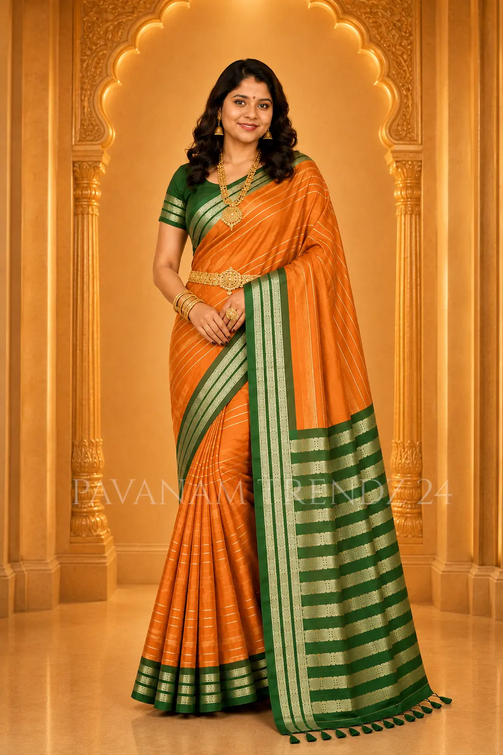 Soft Semi Silk Saree- N3-05 - Image 5