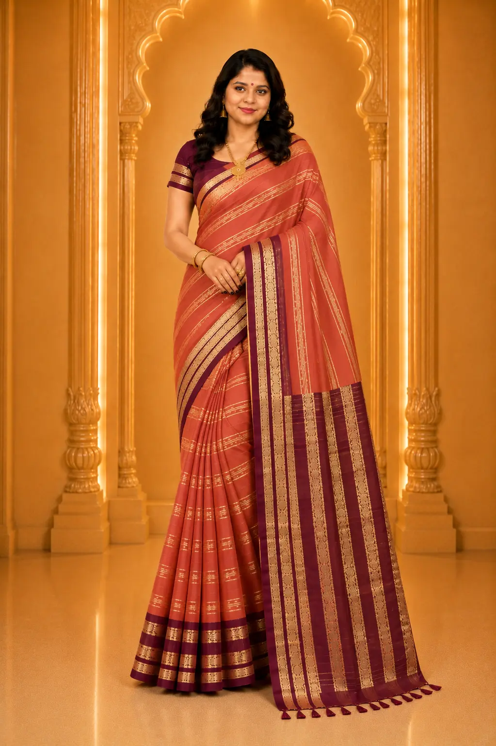 Soft Semi Silk Saree- N3-06 - Image 2