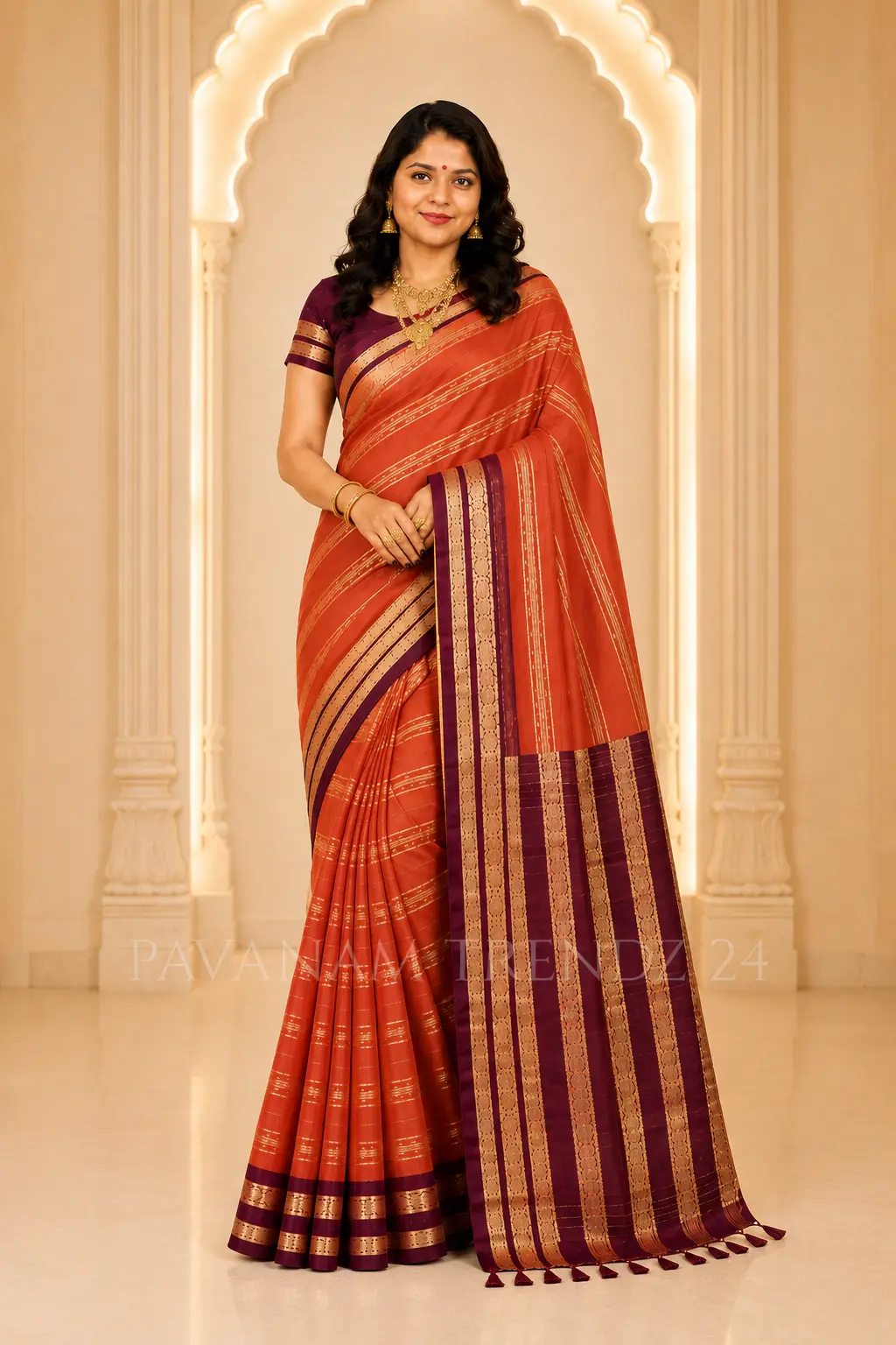 Soft Semi Silk Saree- N3-06 - Image 5