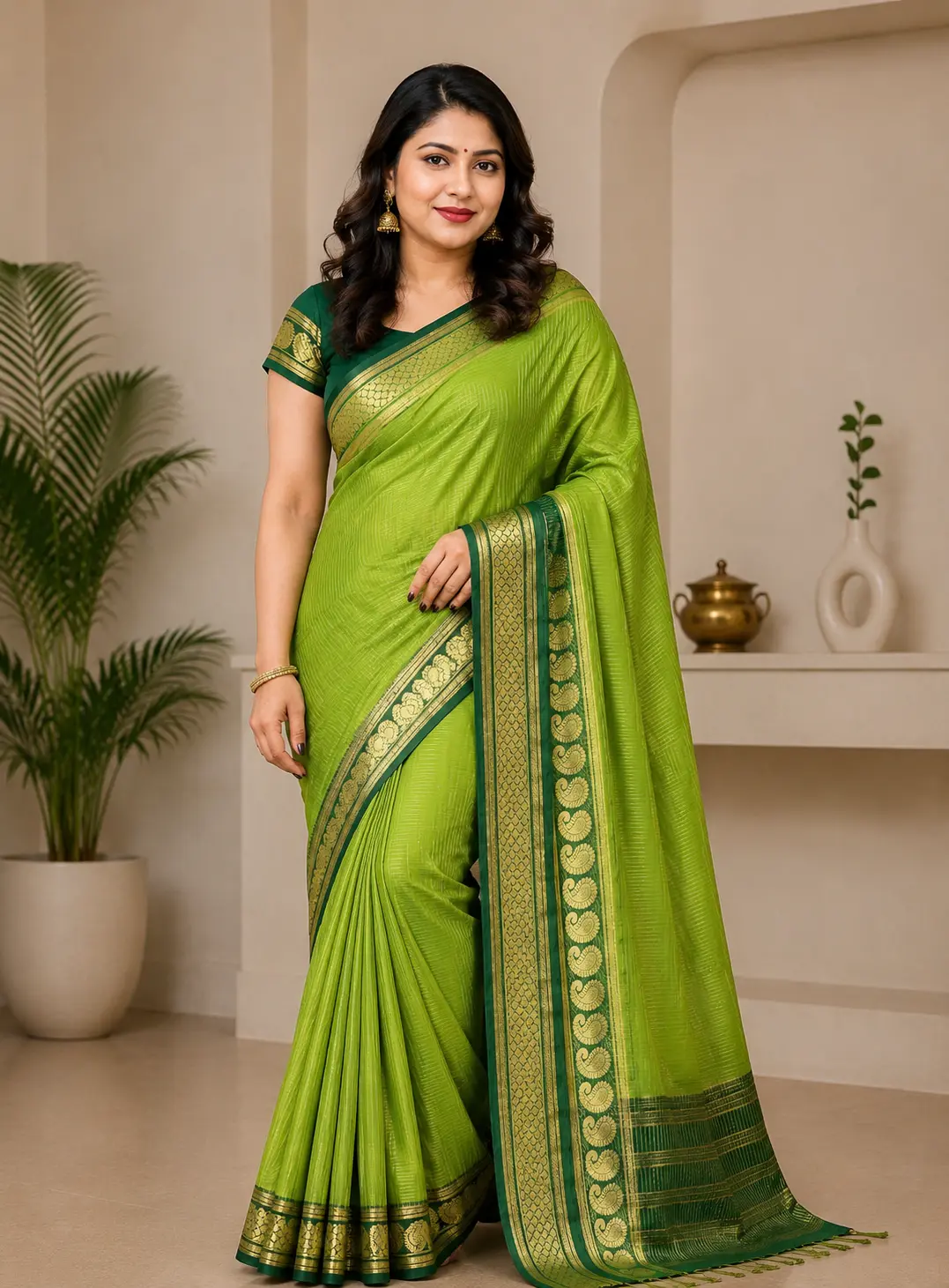 Soft Semi Silk Saree- N3-07 - Image 2