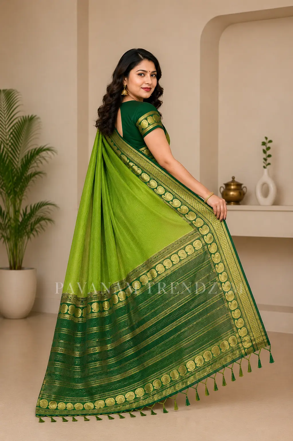 Soft Semi Silk Saree- N3-07 - Image 3