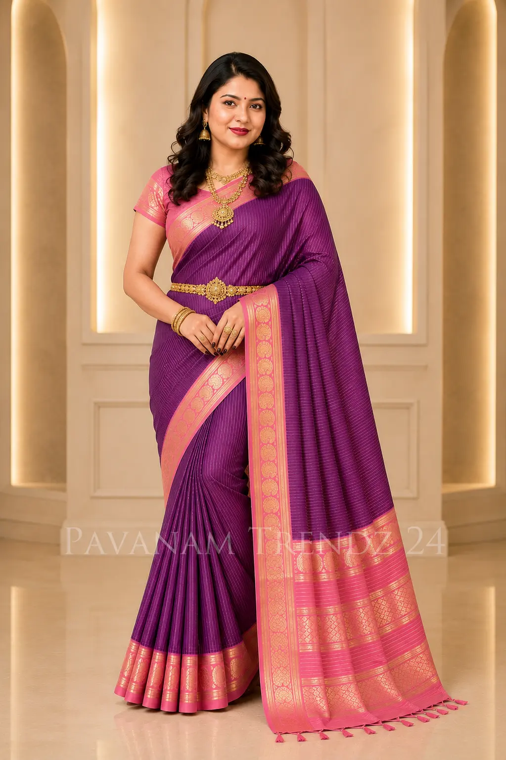 Soft Semi Silk Saree- N3-09 - Image 5