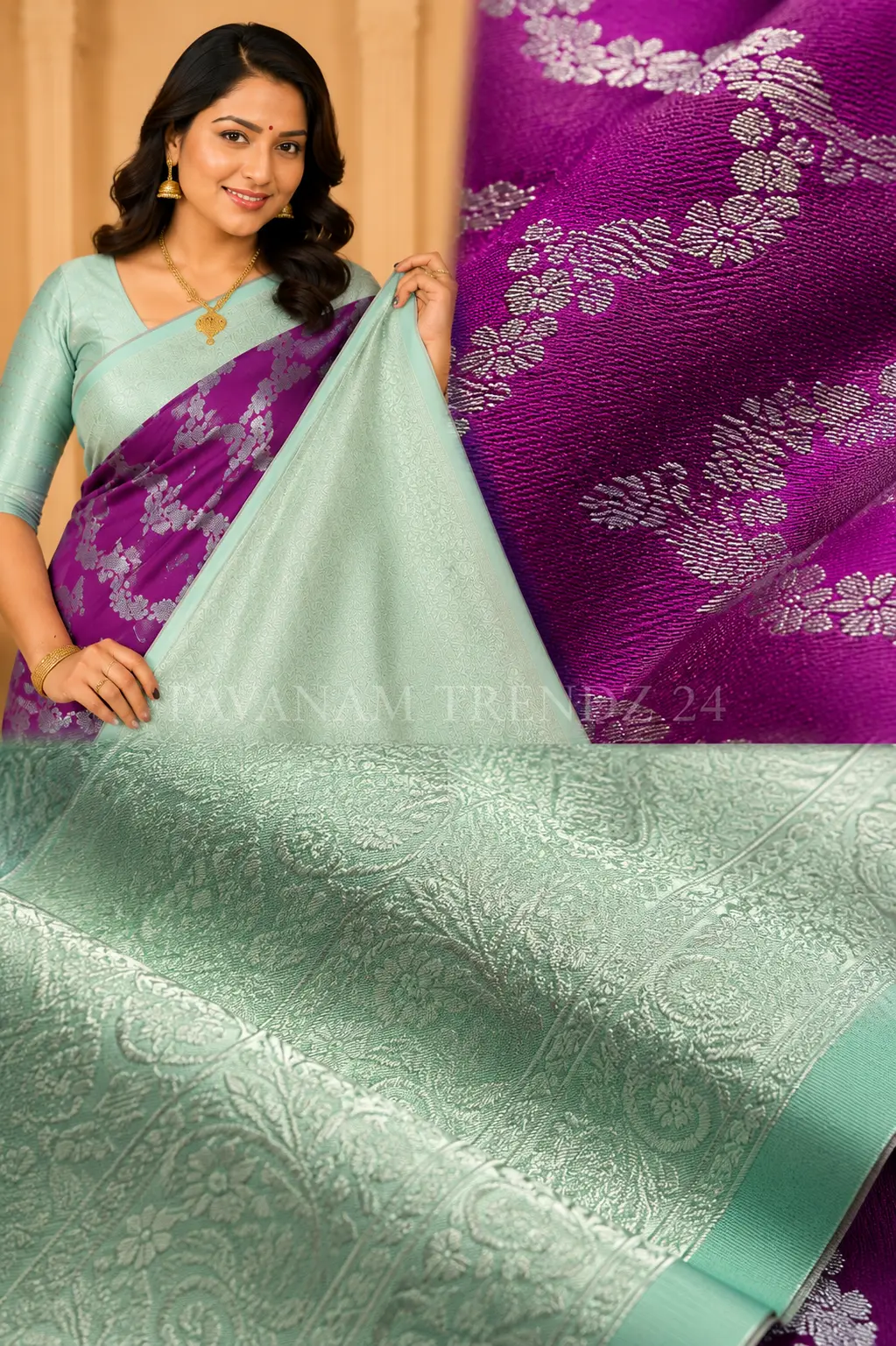 Georget Saree- N4-05 - Image 4