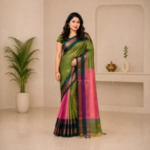 Dual Tone Semi Silk Saree- N5-01