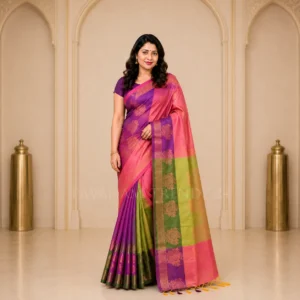 Dual Tone Semi Silk Saree- N5-02