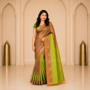 Dual Tone Semi Silk Saree- N5-03
