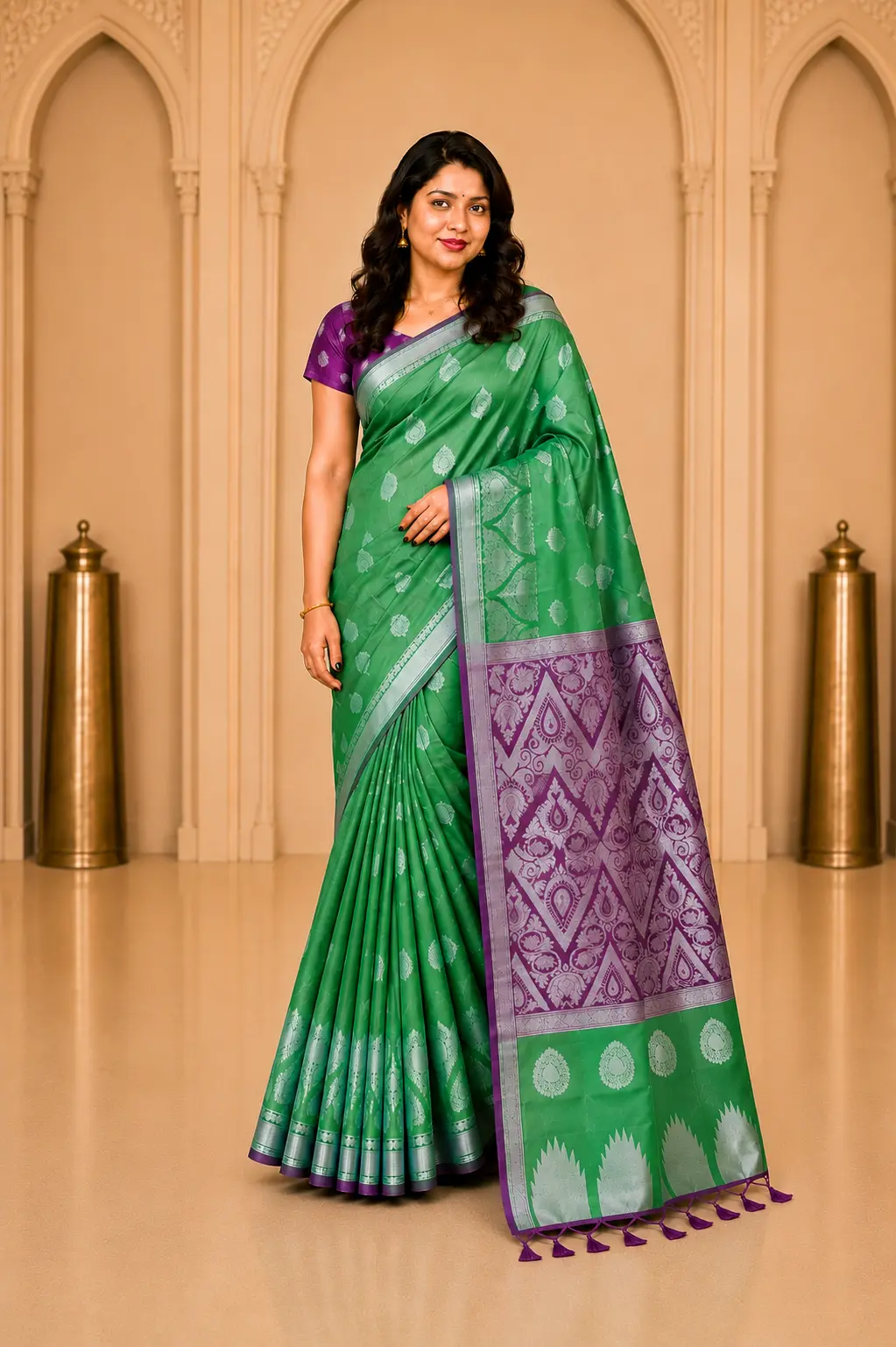 Semi Silk Saree- N6-02 - Image 2